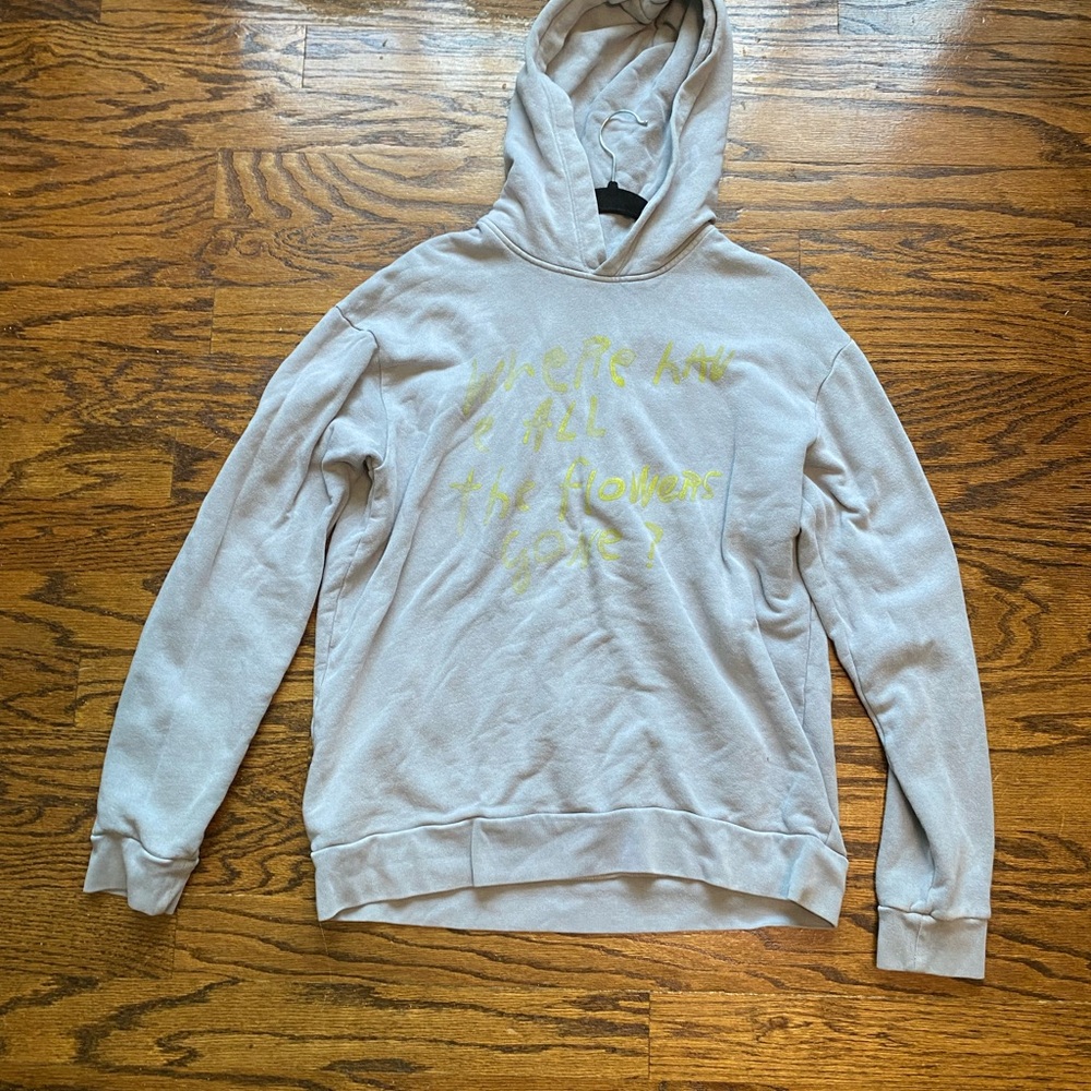 Men's Gray Hoodie Sweater